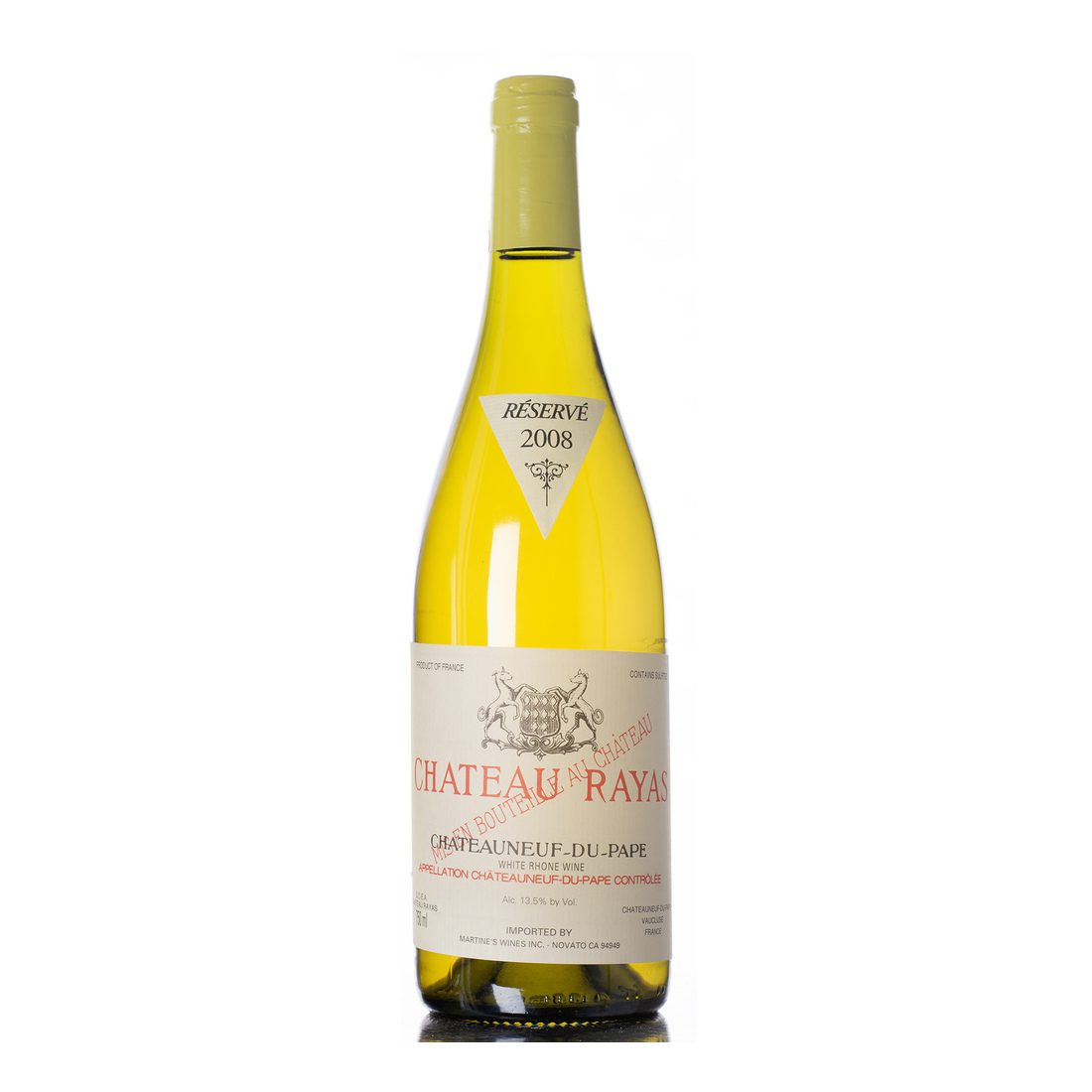 Chateau Rayas Reynaud CDP Blanc, 2008