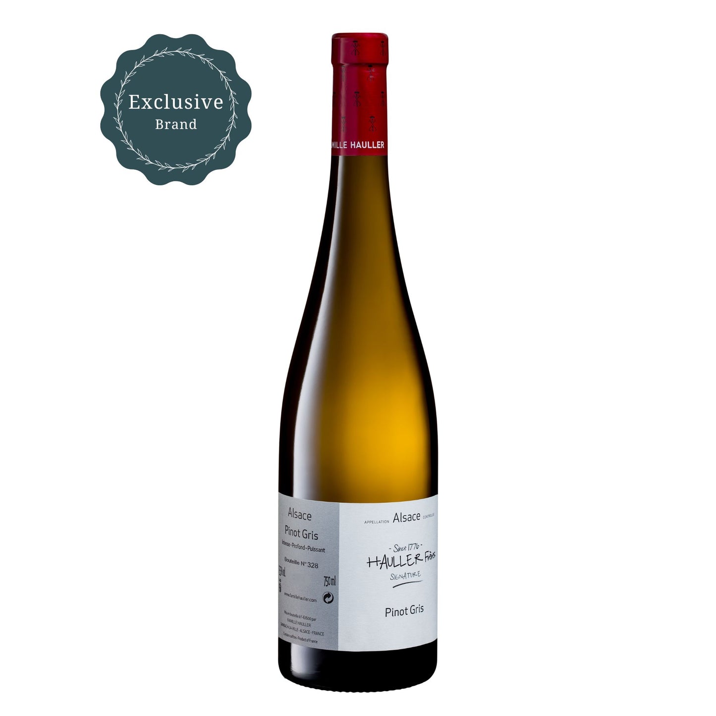 PINOT GRIS "Z", SIGNATURE HAULLER Freres Alsace AOP, 2016