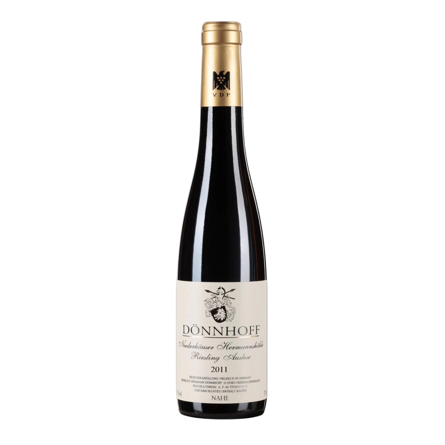Weingut Donnhoff Niederhauser Hermannshohle Riesling Beerenauslese Goldkapsel Nahe, Germany 2011