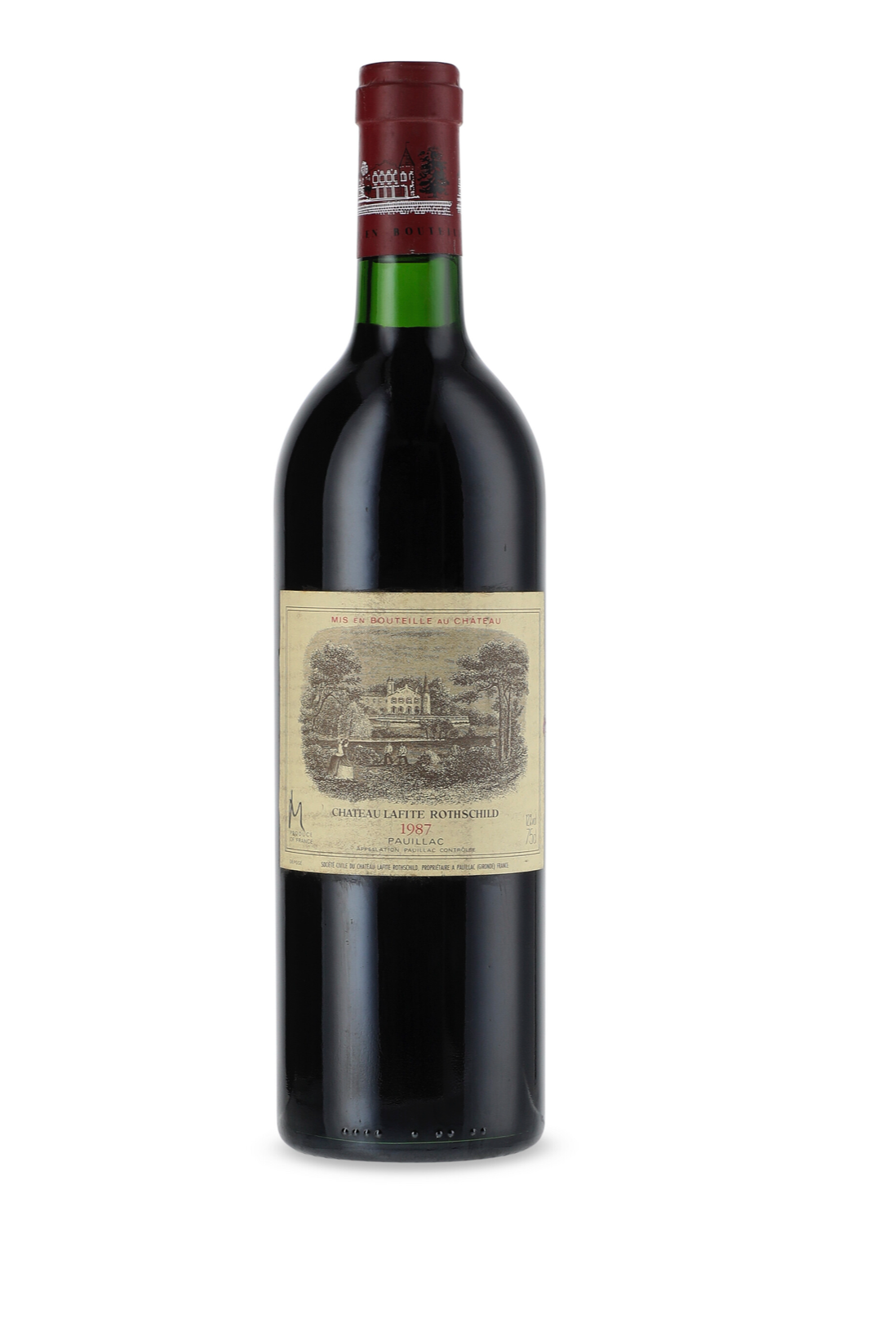 1987 Lafite Rothschild, Non OWC, good label, base neck level ,1.5L,France