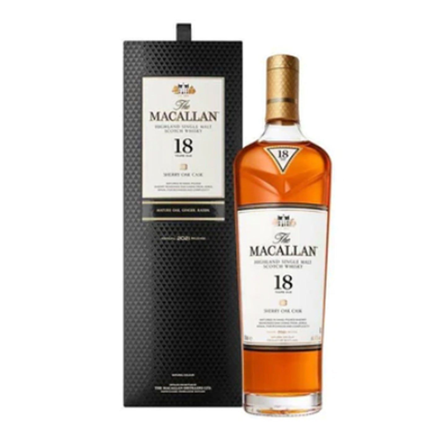 The Macallan 18 Year Old Sherry Oak Single Malt (Bottled 2021)
