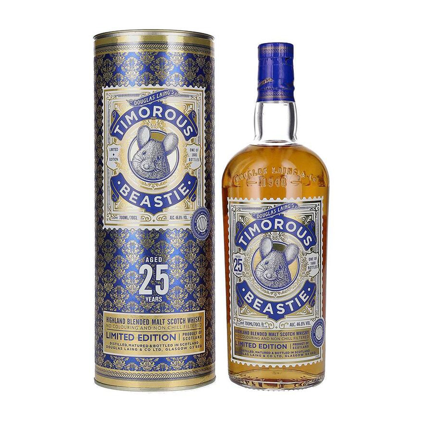 Timorous Beastie 25 Years /70cl 46.8% /Regional Malt