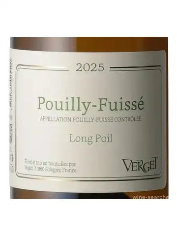 2025 Verget Pouilly-Fuisse Long Poil Maconnais, France