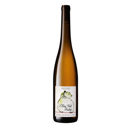 FAMILLE HAULLER, L'Ours Vert, Riesling, AOC Alsace, Blanc 2022