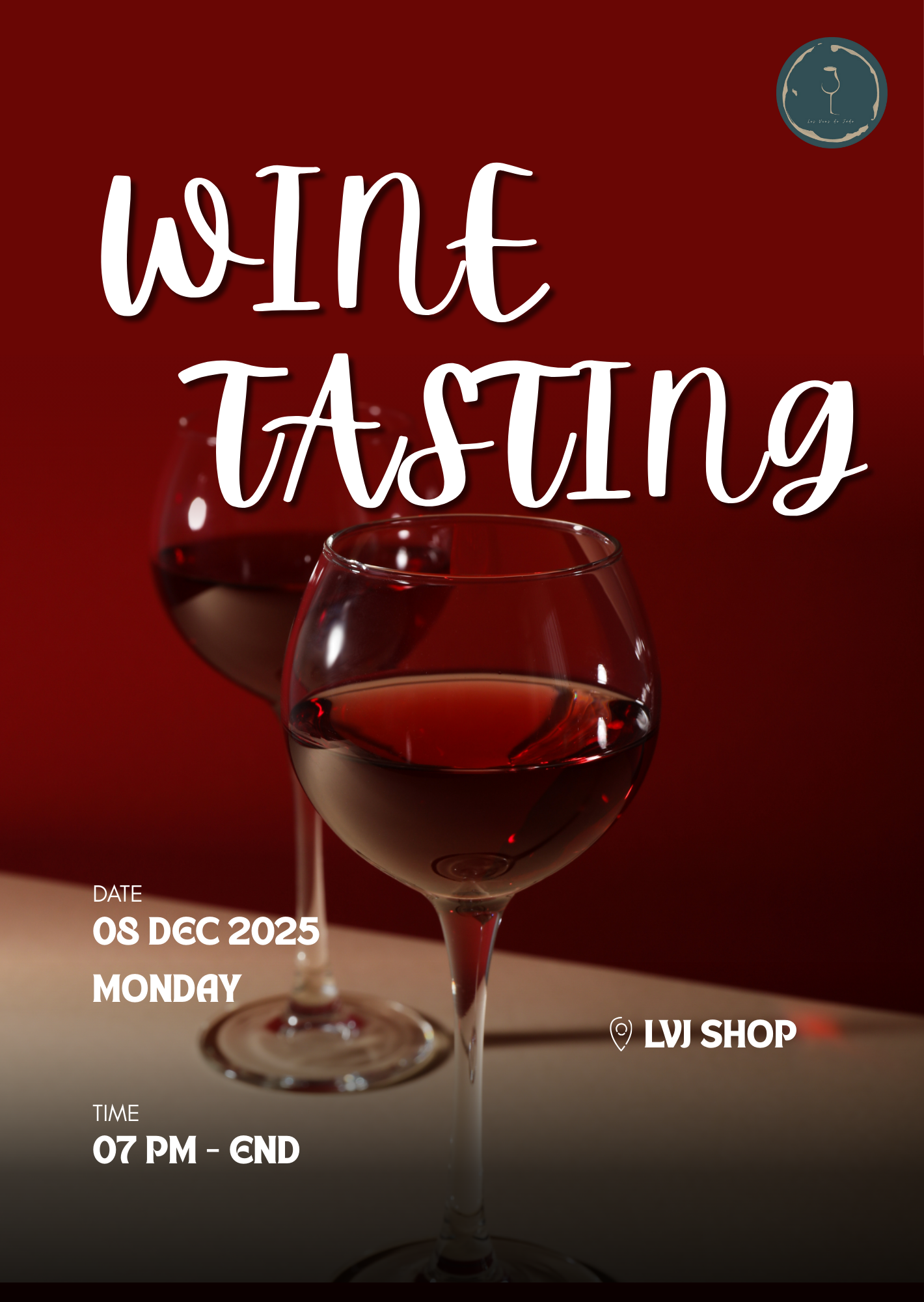 “Wine around the world” Wine Tasting Evening - 8 Dec